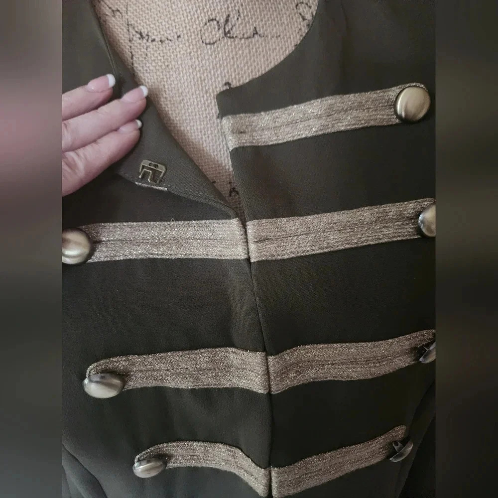 LG Gold and Green NY&Co Blazer - Picture 2 of 7